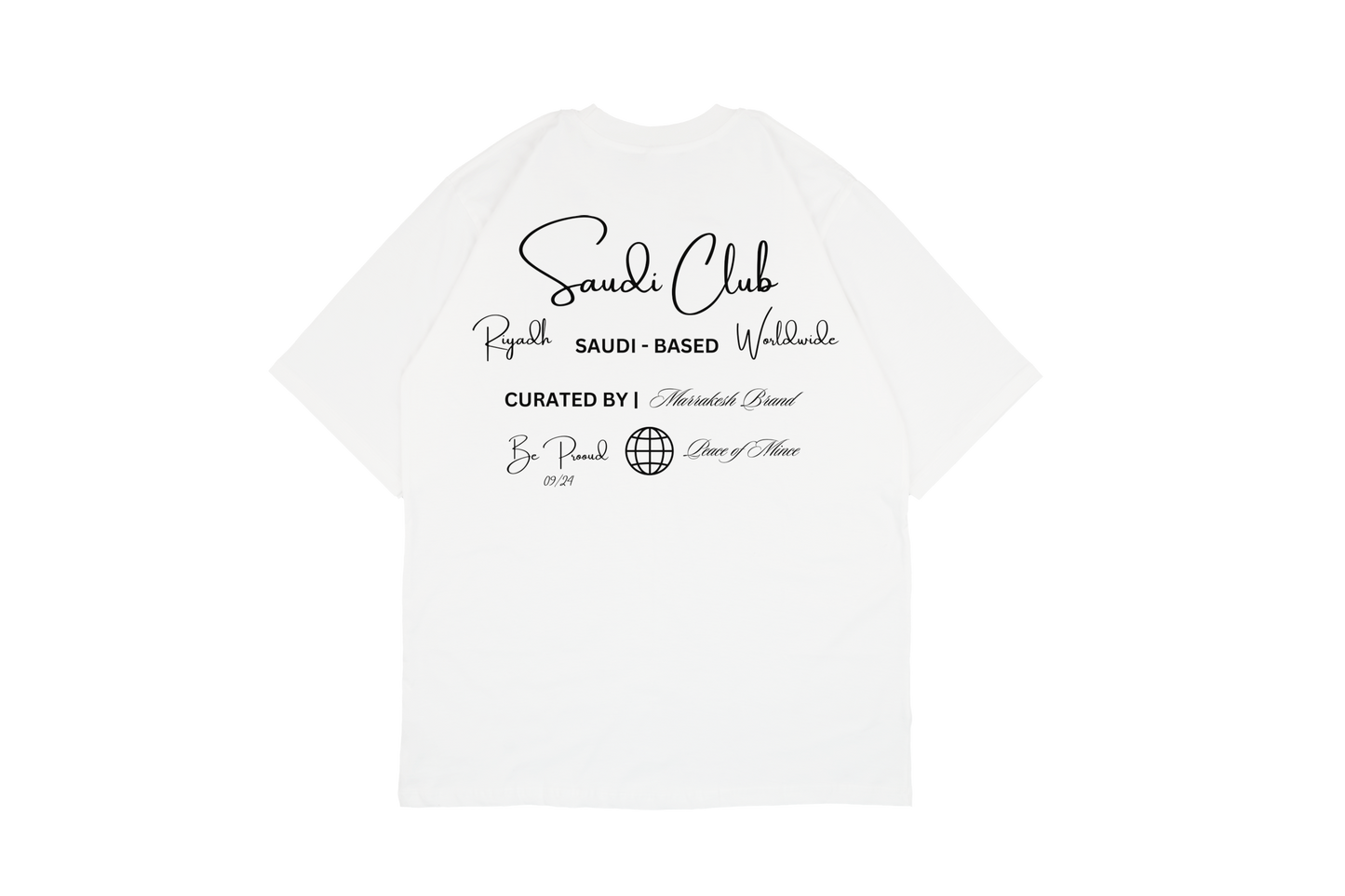 Saudi Club White Tee | Marrakesh Brand