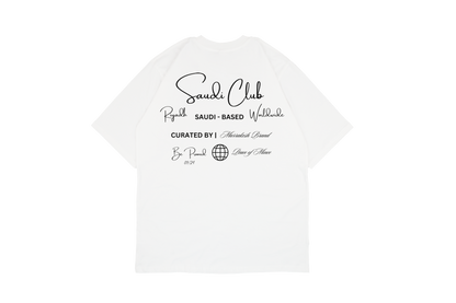 Saudi Club White Tee | Marrakesh Brand